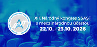 XII. Národný Kongres SSAST s Medzinárodnou Účasťou v termine 22.10.- 23.10.2026