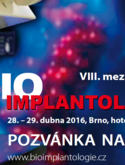 VIII. mezinárodní konference „Bioimplantologie 2016“